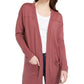 Style & Co Women's Sweater Cardigan Pink Size X-Small