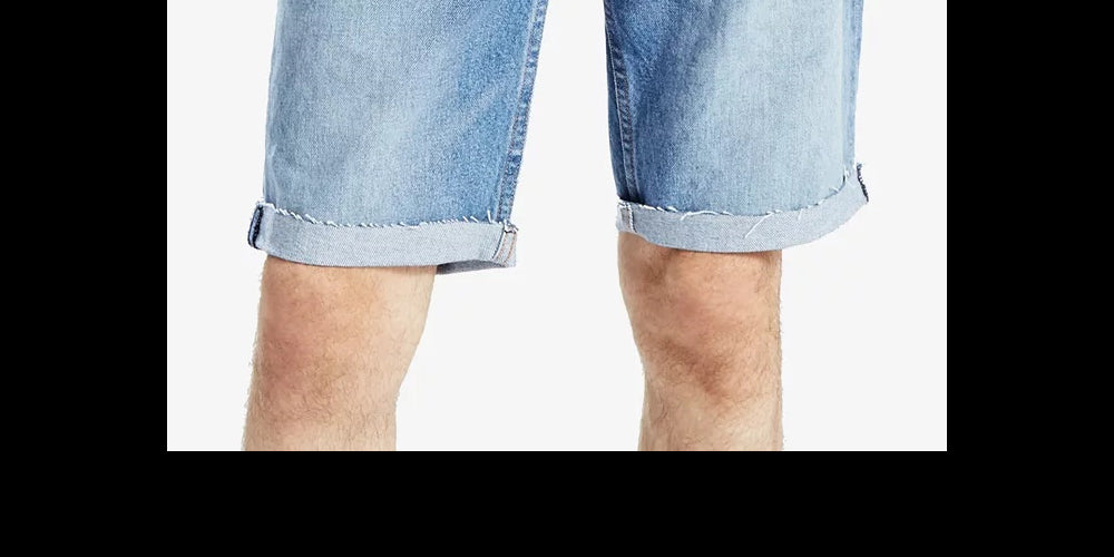 Levi's Men's 511 Slim Cutoff Shorts Blue Size 38