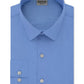 Kenneth Cole Reaction Men's Slim Fit All Day Flex Performance Stretch Solid Dress Shirt Blue Size 15.5X34X35