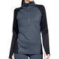 Under Armour Women's Coldgear Armour Color Block Half Zip Pullover Black Size Large