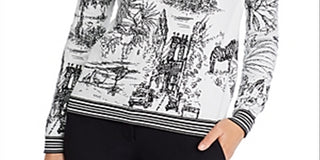 Marella Men's Nalut Sweater White/Black  Size S