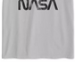 Jem Collective Men's Nasa Retro Shuttle Graphic Short Sleeve T-Shirt Silver Size Large