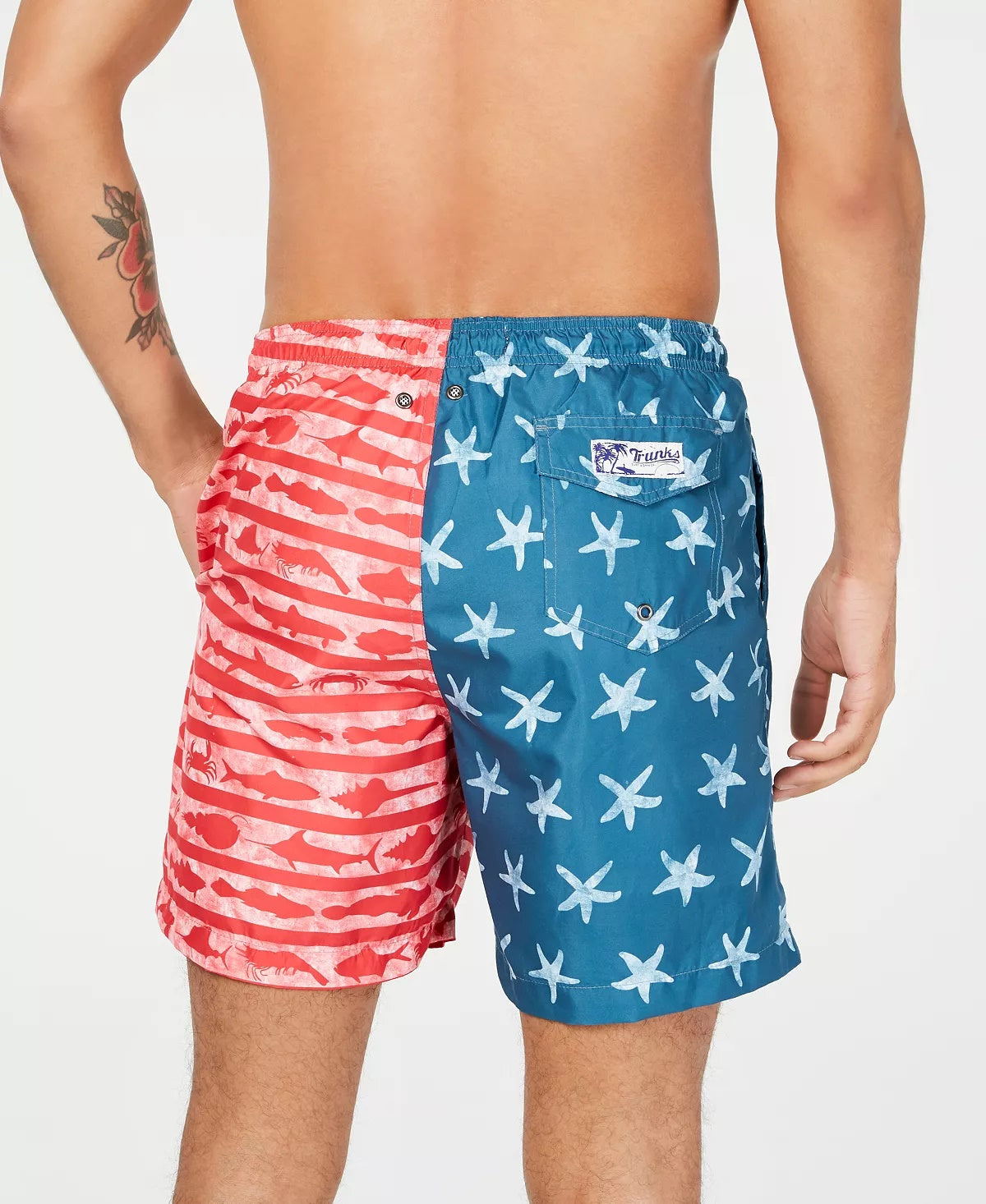 Trunks Surf & Swim Co Men's 6 Swim Trunks Blue Size XX-Large
