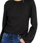 INC International Concepts Women's Balloon Sleeve Sweater Quetzal Green Size Large