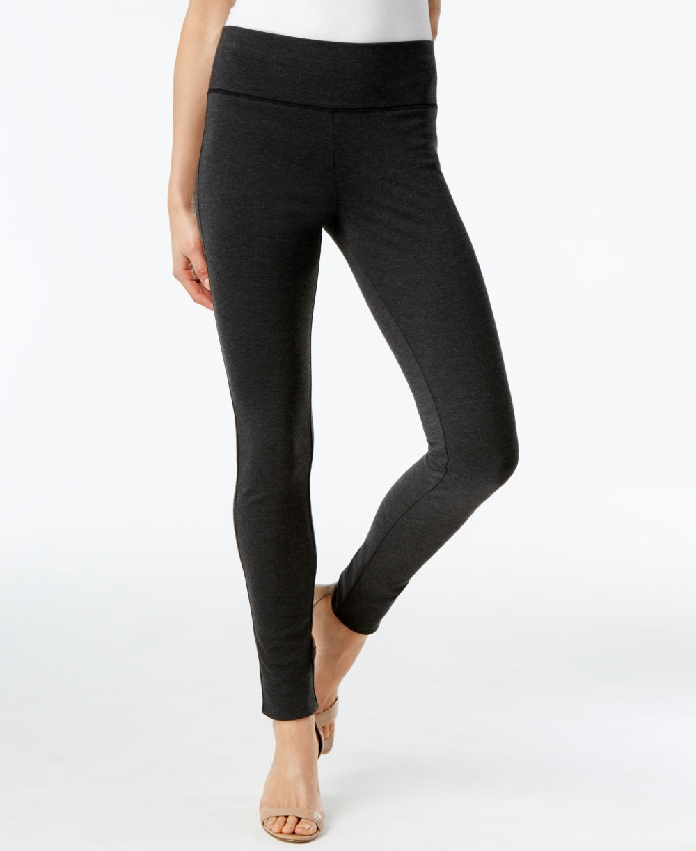 INC International Concepts Women's Seamless Leggings Grey Size 2 Petite