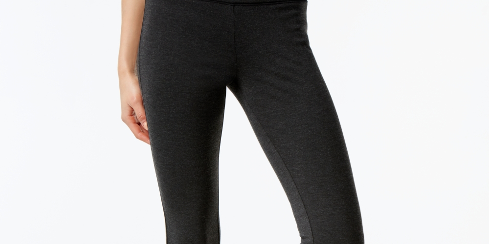 INC International Concepts Women's Seamless Leggings Grey Size 2 Petite