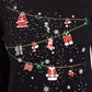 Karen Scott Women's Embellished Cotton Top  Black Size PS