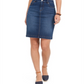 Style & Co Women's Cotton Denim Skirt Blue Size 16