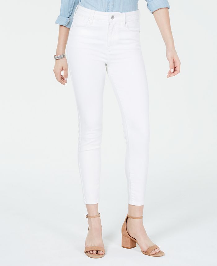 Celebrity Pink Junior's High Rise Ankle Skinny Jeans White Size 3