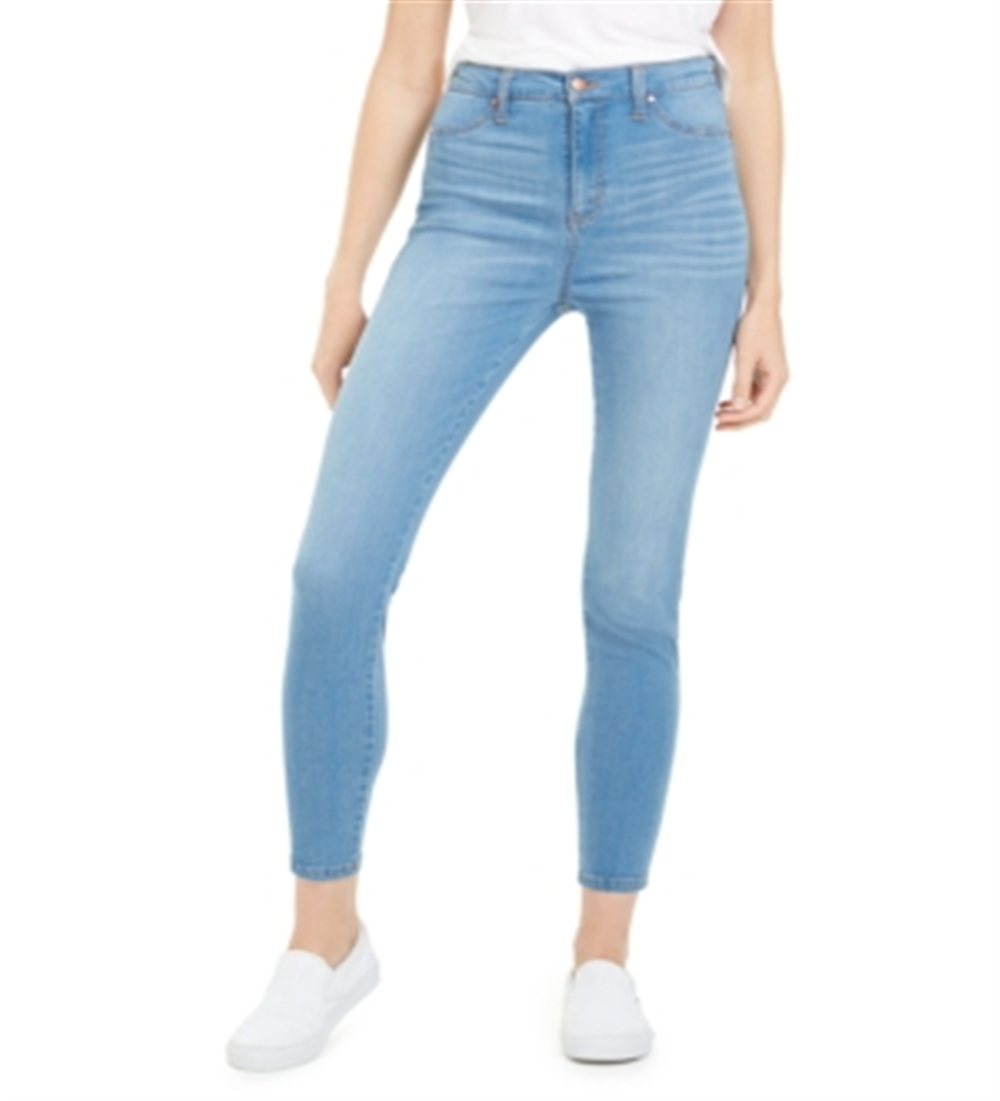 Celebrity Pink Women's Curvy High Rise Ankle Skinny Jean Blue Size 5