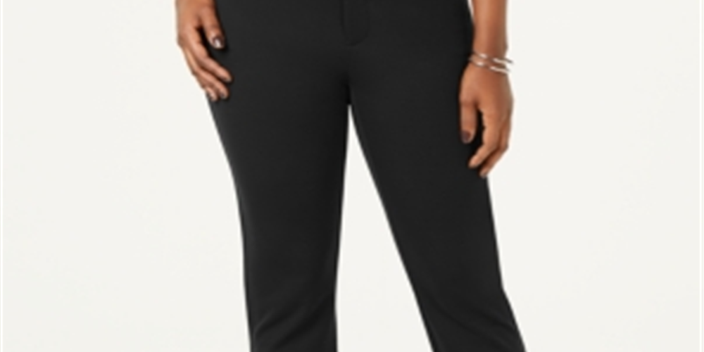 Charter Club Women's Ponte Knit Skinny Pants Black Size 4 Petite