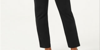 Charter Club Women's Ponte Knit Skinny Pants Black Size 4 Petite