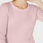 Maison Jules Women's Pink 3/4 Sleeve T-Shirt Sweater  Pink Size X-Large