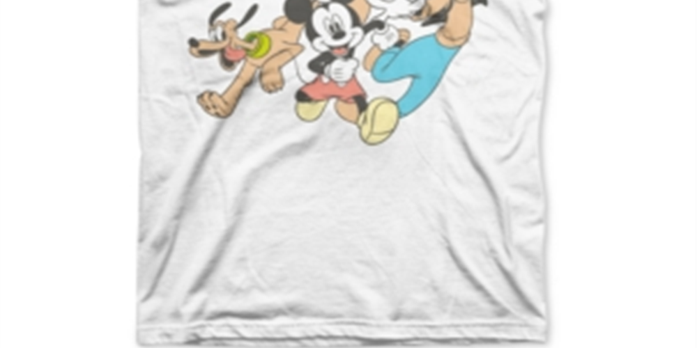 Disney Little Boy's Crew T-Shirt White Size 5