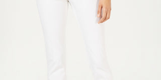 Charter Club Women's Newport Tummy-Control Slim-Fit Pants White Size 14