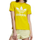 Adidas Women's Trefoil Tee Yellow Size Small