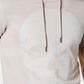 INC International Concepts Men's Skull Hoodie Graphic T-Shirt Beige Size L
