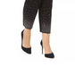 INC International Concepts Women's Embellished Ankle Skinny Jeans Black Size 28W