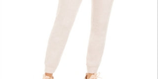 Ideology Women's Waffle Knit Joggers Pink Size X-Small