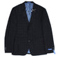 Vince Camuto Men's Plaid Slim Fit Sport Coat Navy Size 40 R