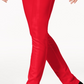 INC International Concepts Women's Zip-Detail Skinny Pants Red Size 8 Petite