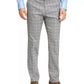 Tommy Hilfiger Men's Plaid Th Flex Stretch Modern Fit Dress Pants White Size 38X30