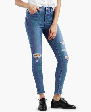 Levi's Women's Hypersculpt High-Rise Super-Skinny Jeans Blue Size 27x30