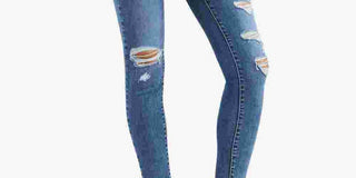 Levi's Women's Hypersculpt High-Rise Super-Skinny Jeans Blue Size 27x30