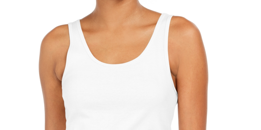 Style & Co Women's Cotton Tank Top White Size X-Small