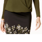 Alfani Women's Knot-Front Hi-Low Blouse Green Size XXL