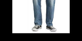 Silver Jeans Co Men's Hunter Athletic Fit Tapered Stretch Jeans Blue Size 30X32