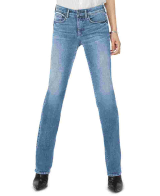 NYDJ Women's Marilyn Straight Jeans In Brickell Brickell Blue Size 2