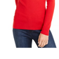 INC International Concepts Women's Twist Off The Shoulder Sweater Red Size X-Large