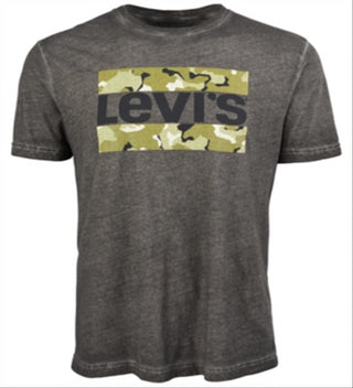 Levi's Men's Operative Logo Graphic T-Shirt Gray Size M