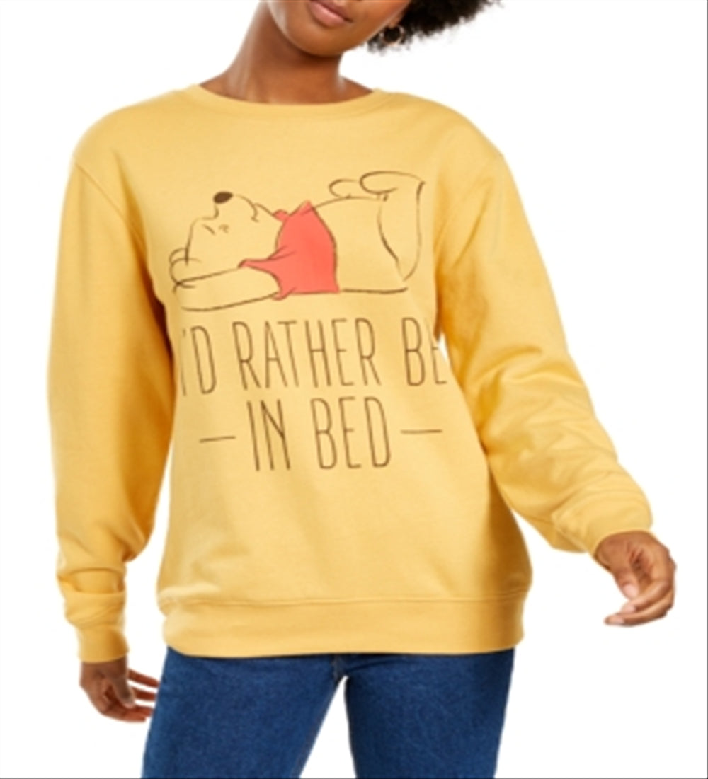 Disney Junior's Pooh Bear Sweatshirt Yellow Size L