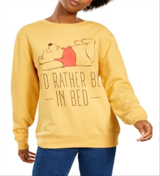 Disney Junior's Pooh Bear Sweatshirt Yellow Size L