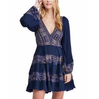 Free People Women's My Love Mini Blue Blue Size Large