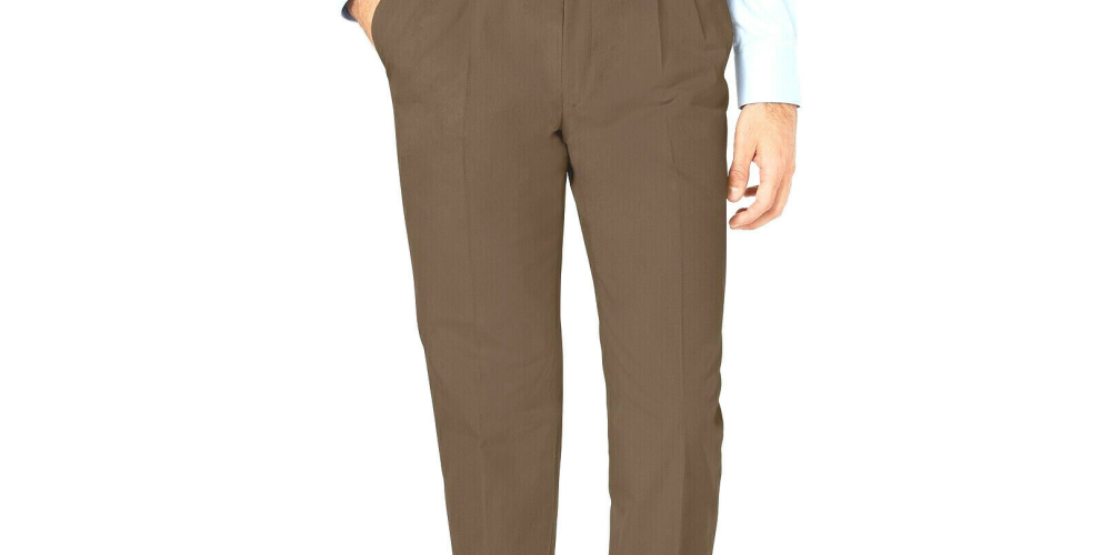 Ralph Lauren Men's Brown Classic Fit Stretch Pants Brown Size 32X30