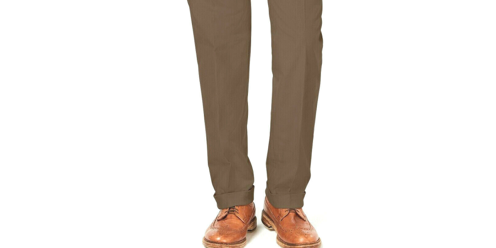 Ralph Lauren Men's Brown Classic Fit Stretch Pants Brown Size 32X30