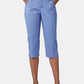 Lee Women's Patch Pocket Capri Pants Blue Size 12 Petite