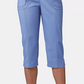 Lee Women's Patch Pocket Capri Pants Blue Size 12 Petite