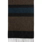 Steve Madden Women's Lurex Striped Muffler Scarf Black One Size