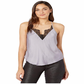 Free People Women's  Lace Spaghetti Strap V Neck Tank Top Purple Size Medium