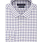 Tommy Hilfiger Men's Slim-Fit Non-Iron Thflex Supima Performance Stretch Check Dress Shirt Cocoa Size 15X34-35
