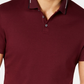 Alfani Men's Classic Fit Tipped Polo Wine Size XXX-Large