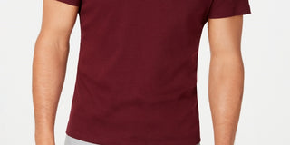 Alfani Men's Classic Fit Tipped Polo Wine Size XXX-Large