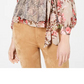 INC International Concepts Women's Printed Peplum Wrap Blouse Red Size XX-Large