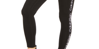 Calvin Klein Women's Performance Logo High Waist Leggings Black Size X-Small