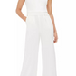 Calvin Klein Women's Sleeveless Jewel Neck Jumpsuit White Size 4