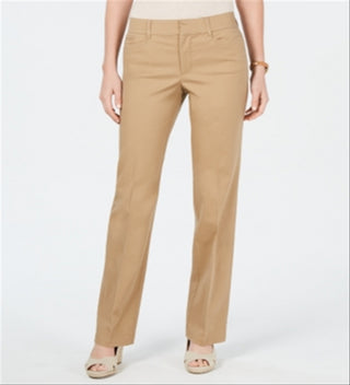Charter Club Women's Tummy Control Trouser Beige  Size 16S